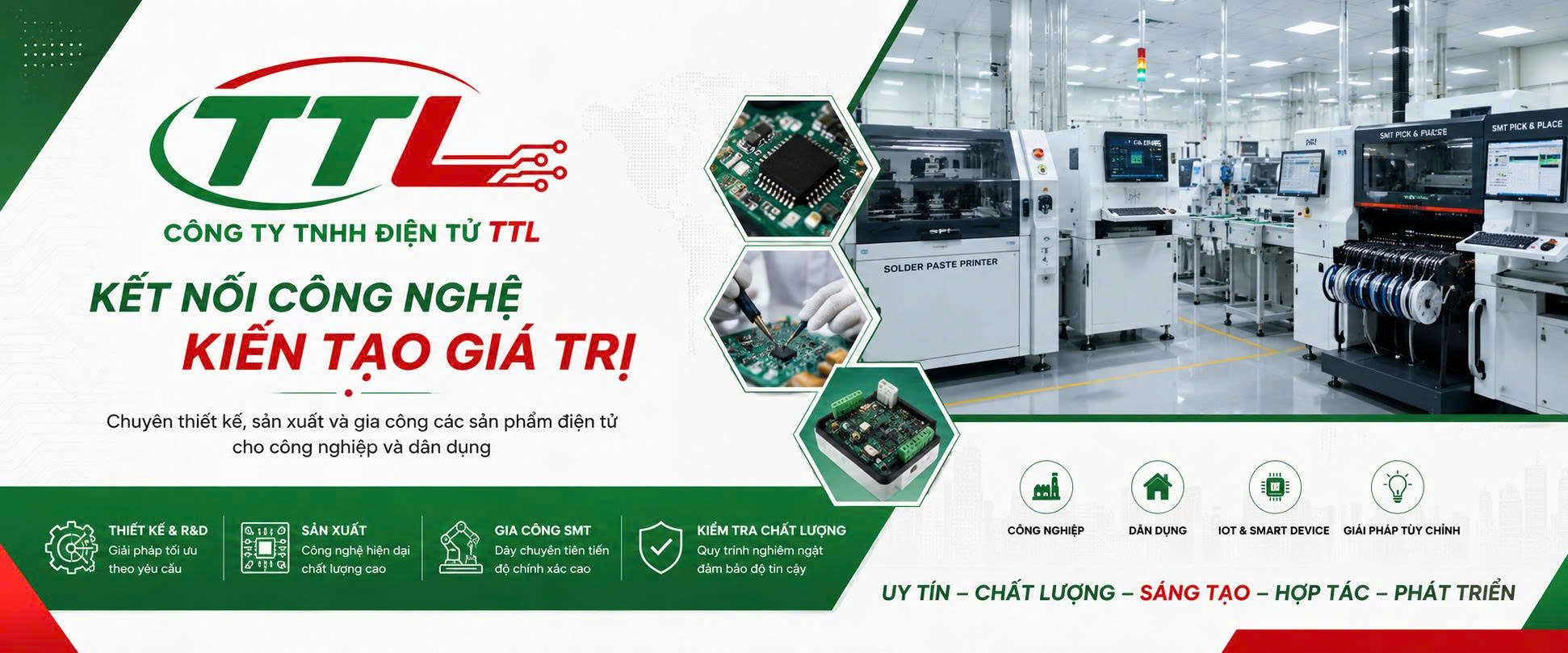 Poster giới thiệu TTL Electronics