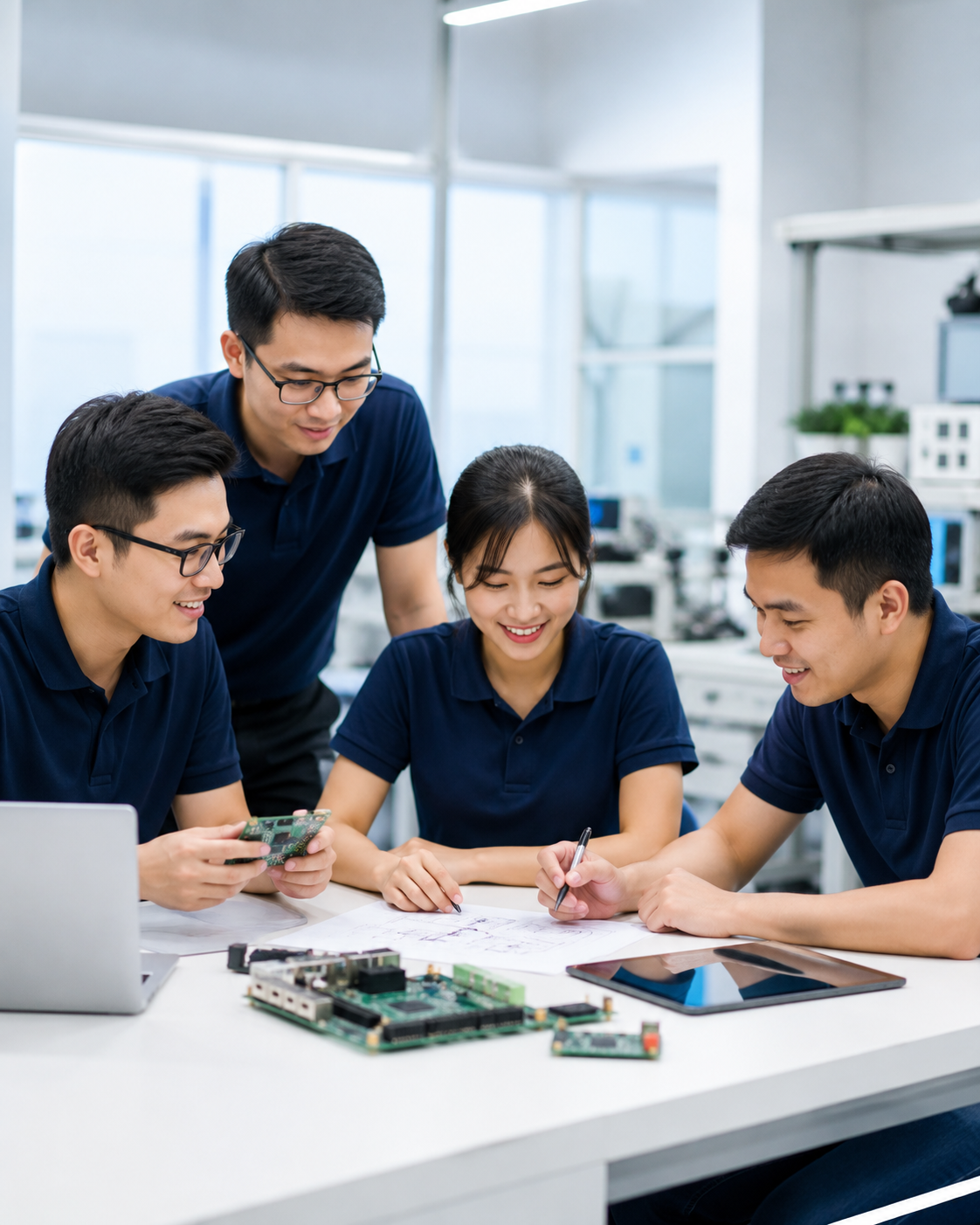 Minh họa hoạt động làm việc nhóm