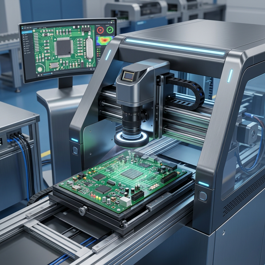 Hệ thống camera kiểm tra bo mạch PCB tự động
